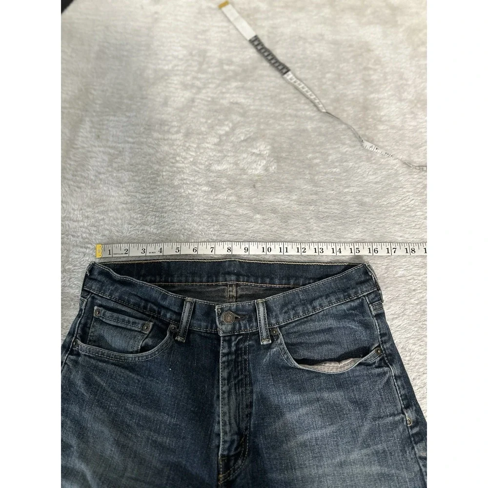 Levis 505 Mens Blue Straight Jeans Size‎ 32x30 Cotton Denim Pants